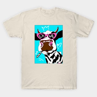 The grass was greener, the cow got higher // T-Shirt